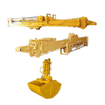 Teleskop Excavator Dengan Clamshell Bucket Grapple Untuk Menangkap Pasir Tanah Silt