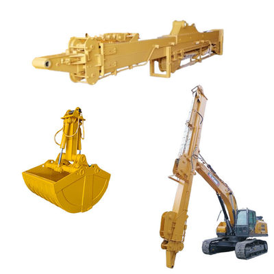Excavator Telescopic Arm Dengan Grip Gunakan BS900E Lebih Ringan Lebih Kuat