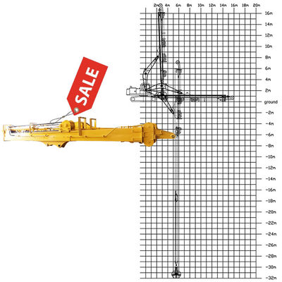 Excavator Telescopic Boom Arm Dengan Clamshell Bucket Grapple Untuk Menggali Limbah
