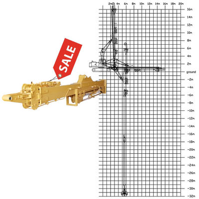 Excavator Telescopic Arm Dengan Grip Gunakan BS900E Lebih Ringan Lebih Kuat