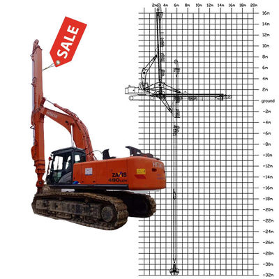 20m 25m Telescopic Dipper Arm dengan Clamshell Bucket Grapple Clamshell Telescopic Arm