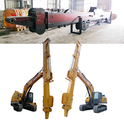 Teleskop Excavator Dengan Clamshell Bucket Grapple Untuk Menangkap Pasir Tanah Silt
