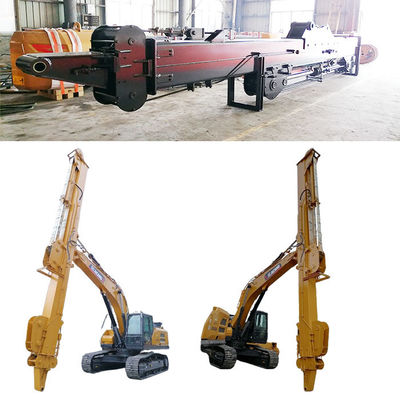 Telescopic Excavator Boom Telescopic Dipper Arm Dengan Clamshell Bucket