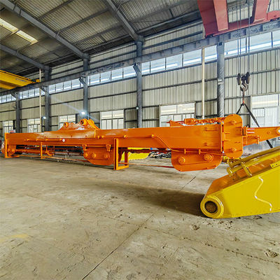 Excavator Clamshell Telescopic Arm dengan Gigi untuk Mengambil Tanah Pasir