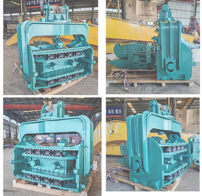 Pemancang Tiang Pancang Getar Ekskavator Hitachi Didukung oleh Motor Parker dan Bantalan SKF VA405