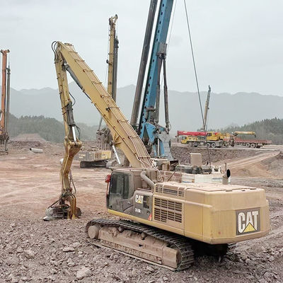 Pengikat Excavator Hydraulic Pile Hammer Vibratory Pile Hammer Hydraulic Steel Pile Driver untuk Penggali 30-40 Ton