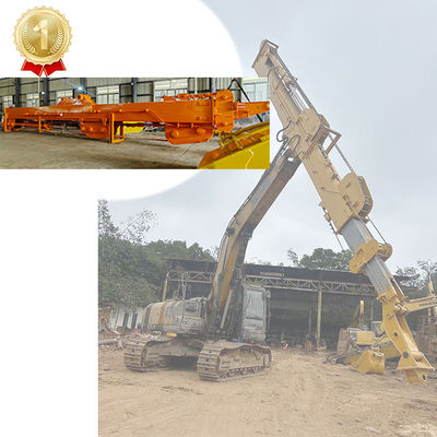 30M 32M Excavator Long Reach Boom dan Telescopic Arm