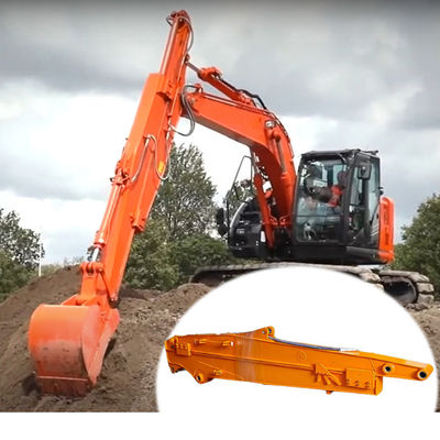 8000mm Telescopic Excavator dengan Bucket Long Reach Gunakan Q355B
