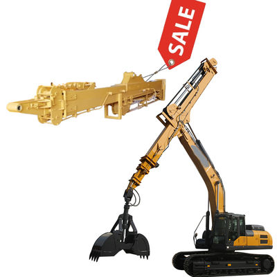 Lengan Teleskopik Ekskavator 30M Teratas 1 dengan Bucket Grab Clamshell