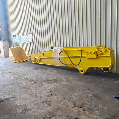 ZH OEM Disesuaikan Q355B 8M 10M 11M 12M Lengan Jangkauan Panjang Ekskavator Boom Ekskavator Lengan Geser untuk Pengerukan dan Pembersihan Sungai
