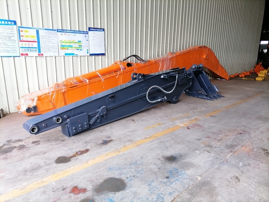 12M Excavator Telescopic Long Arm Extended Boom Untuk Kucing Hitachi Komatsu