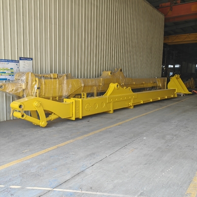 6 Ton-36 Ton Excavator Dipasang Clamshell Telescopic Arm Untuk 15M Penggalian kedalaman