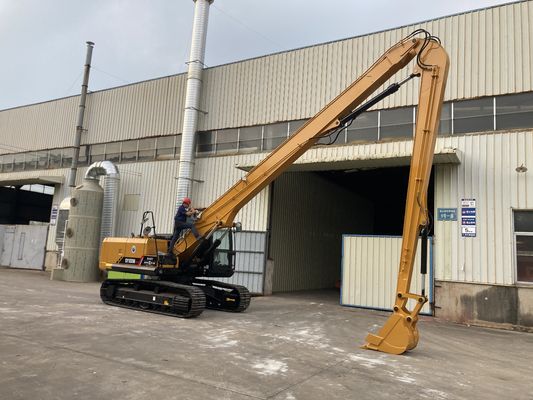 Boom Demolisi 2-Bagian 18-Meter untuk Ekskavator Tahan Lama 20-45ton untuk Pekerjaan Pembongkaran Bangunan, Lampiran Ekskavator Q355B