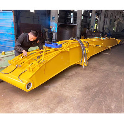 Boom Demolisi 2-Bagian 18-Meter untuk Ekskavator Tahan Lama 20-45ton untuk Pekerjaan Pembongkaran Bangunan, Lampiran Ekskavator Q355B