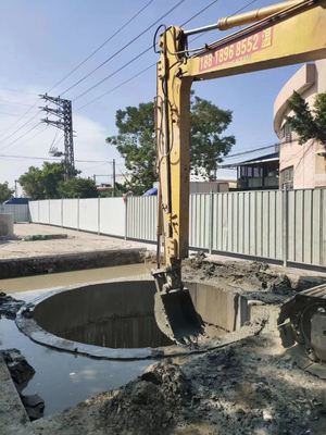 ZH OEM Disesuaikan Q355B 8M 10M 11M 12M Lengan Jangkauan Panjang Ekskavator Boom Ekskavator Lengan Geser untuk Pengerukan dan Pembersihan Sungai