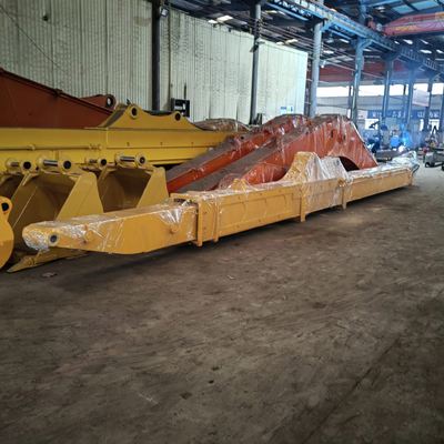 Kualitas tinggi Hydraulic Telescoping Excavator Boom High Reach Demolition Boom untuk Cat320 PC200 Bagian Mesin Konstruksi