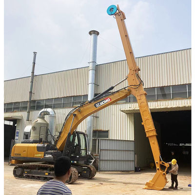 Kualitas tinggi Hydraulic Telescoping Excavator Boom High Reach Demolition Boom untuk Cat320 PC200 Bagian Mesin Konstruksi