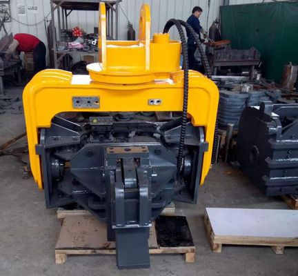 Pengikat Excavator Hydraulic Pile Hammer Vibratory Pile Hammer Hydraulic Steel Pile Driver untuk Penggali 30-40 Ton
