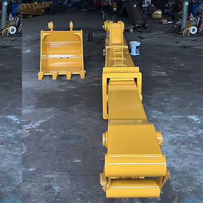 Penggalian Yayasan Excavator Pit Telescopic Arm Untuk 20 Ton 30 Ton 55 Ton