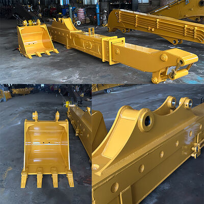 Penggalian Yayasan Excavator Pit Telescopic Arm Untuk 20 Ton 30 Ton 55 Ton