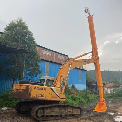 Excavator Extension Arm Telescopic Arm Extended Excavator Long Boom 12m 14m 15m 16m Dua bagian Telescopic Arm