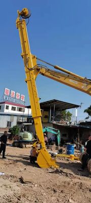 Excavator Extension Arm Telescopic Arm Extended Excavator Long Boom 12m 14m 15m 16m Dua bagian Telescopic Arm