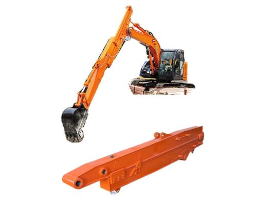 Efisiensi Tinggi 20-27 Ton Excavator 10-12m Sliding Boom Arm Telescopic Arm untuk Konstruksi