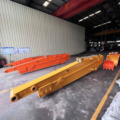 Efisiensi Tinggi 20-27 Ton Excavator 10-12m Sliding Boom Arm Telescopic Arm untuk Konstruksi