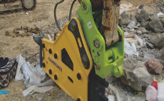 6-8T Bucket Change Hydraulic Excavator Quick Hitch Tilt Coupler Power Tilt Rotating Quick Hitch Excavator Mesin penggali yang dapat digunakan