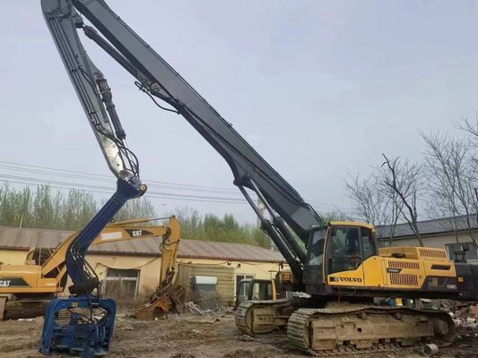 Boom dan Lengan Piling Excavator Tugas Berat 18M untuk Excavator 35-50 Ton untuk Konstruksi Fondasi