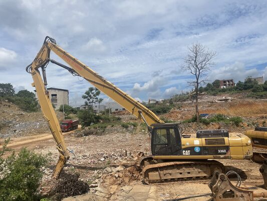 Boom penghancuran jangkauan tinggi untuk excavator dengan gunting