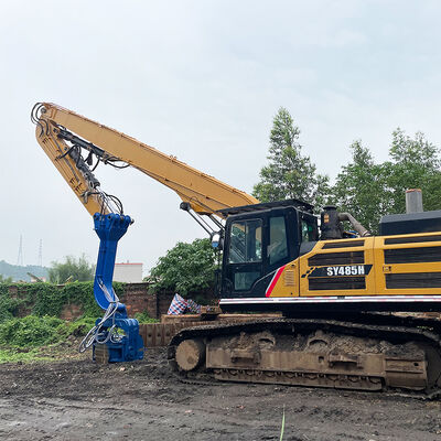 Boom dan Lengan Hidraulik Excavator Kekuatan Tinggi 18M untuk Pemancangan untuk Sany 650 Doosan 520 untuk Konstruksi Fondasi