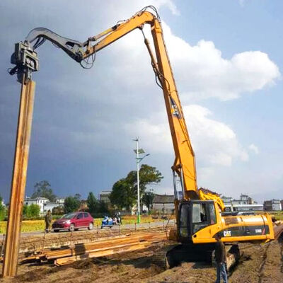 Lengan Tiang Ekskavator Tugas Berat 13,5-18m untuk Lampiran Penggerak Tiang Lembaran Ekskavator 30-50 Ton Q355B Q690D Disesuaikan