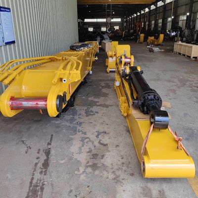 Boom dan Lengan Hidraulik Excavator Kekuatan Tinggi 18M untuk Pemancangan untuk Sany 650 Doosan 520 untuk Konstruksi Fondasi