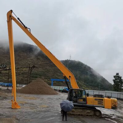 Excavator Long Reach Boom and Arm untuk 25-55 Ton 17-22m Excavators Bagian Mesin Konstruksi berkualitas tinggi