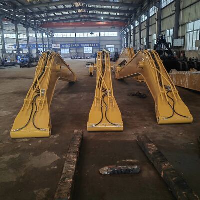 Excavator Long Reach Boom and Arm untuk 25-55 Ton 17-22m Excavators Bagian Mesin Konstruksi berkualitas tinggi