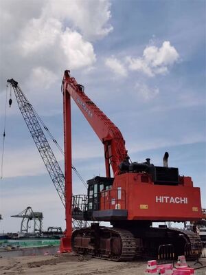Excavator Long Reach Boom and Arm untuk 25-55 Ton 17-22m Excavators Bagian Mesin Konstruksi berkualitas tinggi