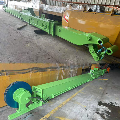 Lengan Teleskopik untuk Ekskavator dengan Bucket Clamshell