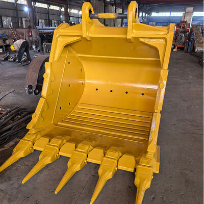 Heavy Duty Excavator Rock Bucket untuk Hard Rock Digging