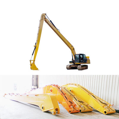 Q690D Excavator Long Reach Boom Dengan Bucket Cylinder Untuk Mengunggah Pasir
